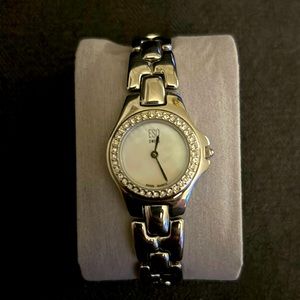 ESQ Movado Stainless Steel White Women’s Watch